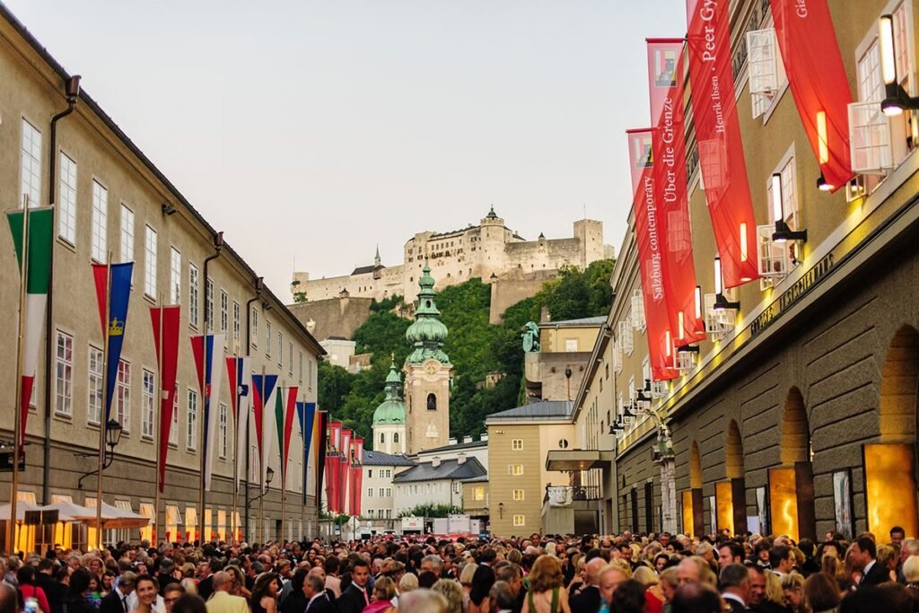 people in Salzburg festival