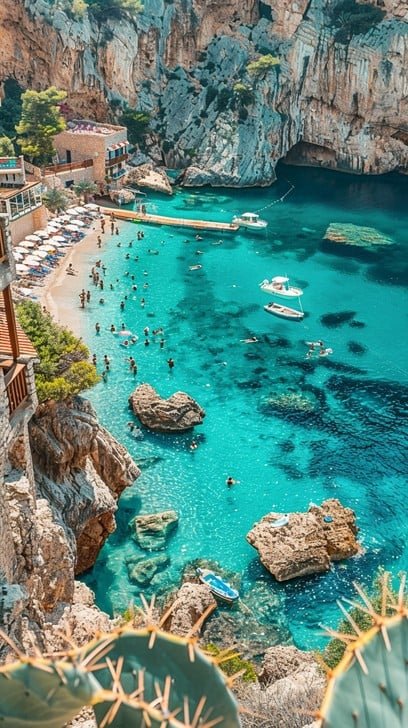 A Secret Mediterranean Beach With Emerald Waters and Hidden Caves You Need to Visit 4