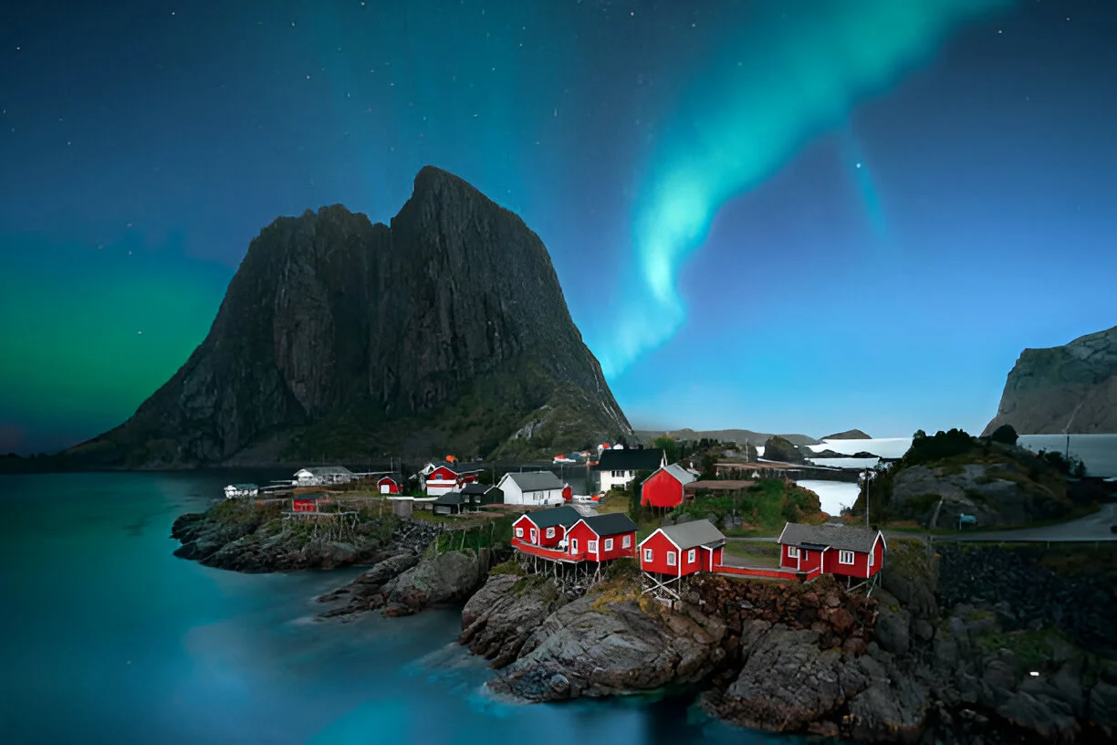 the Northern Lights in Norway in February