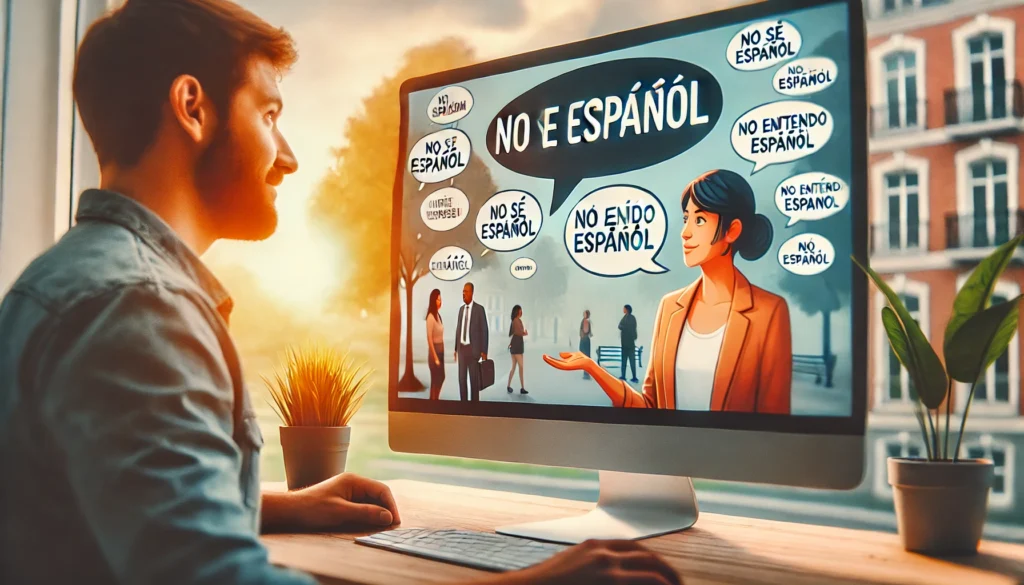 I Don’t Know Spanish in Spanish
