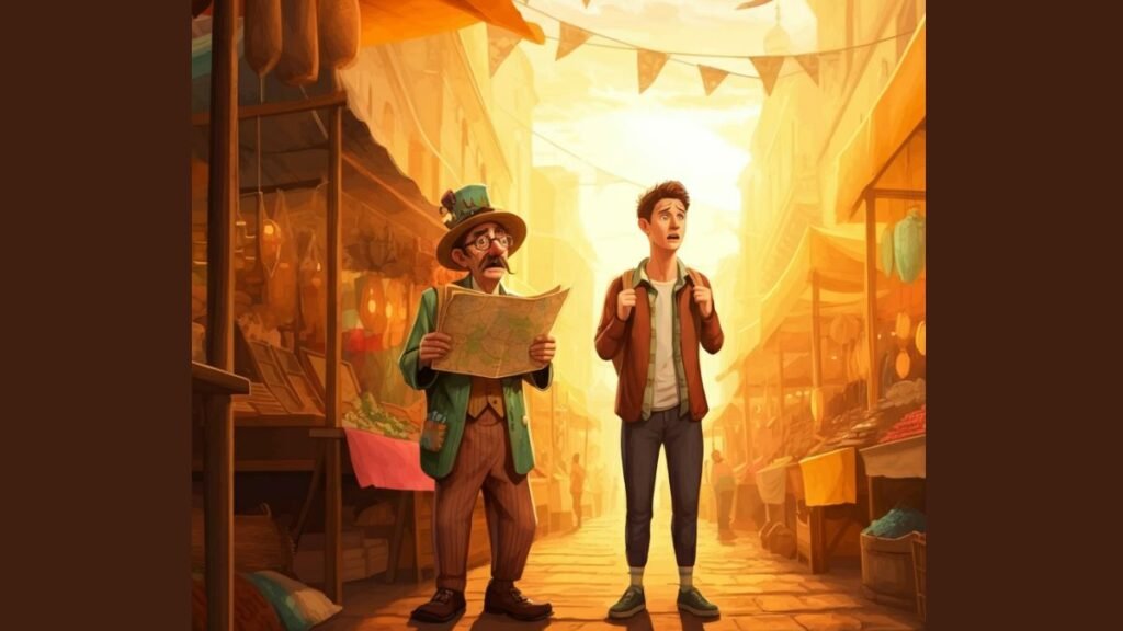 the traveler hired the wrong tour guide

