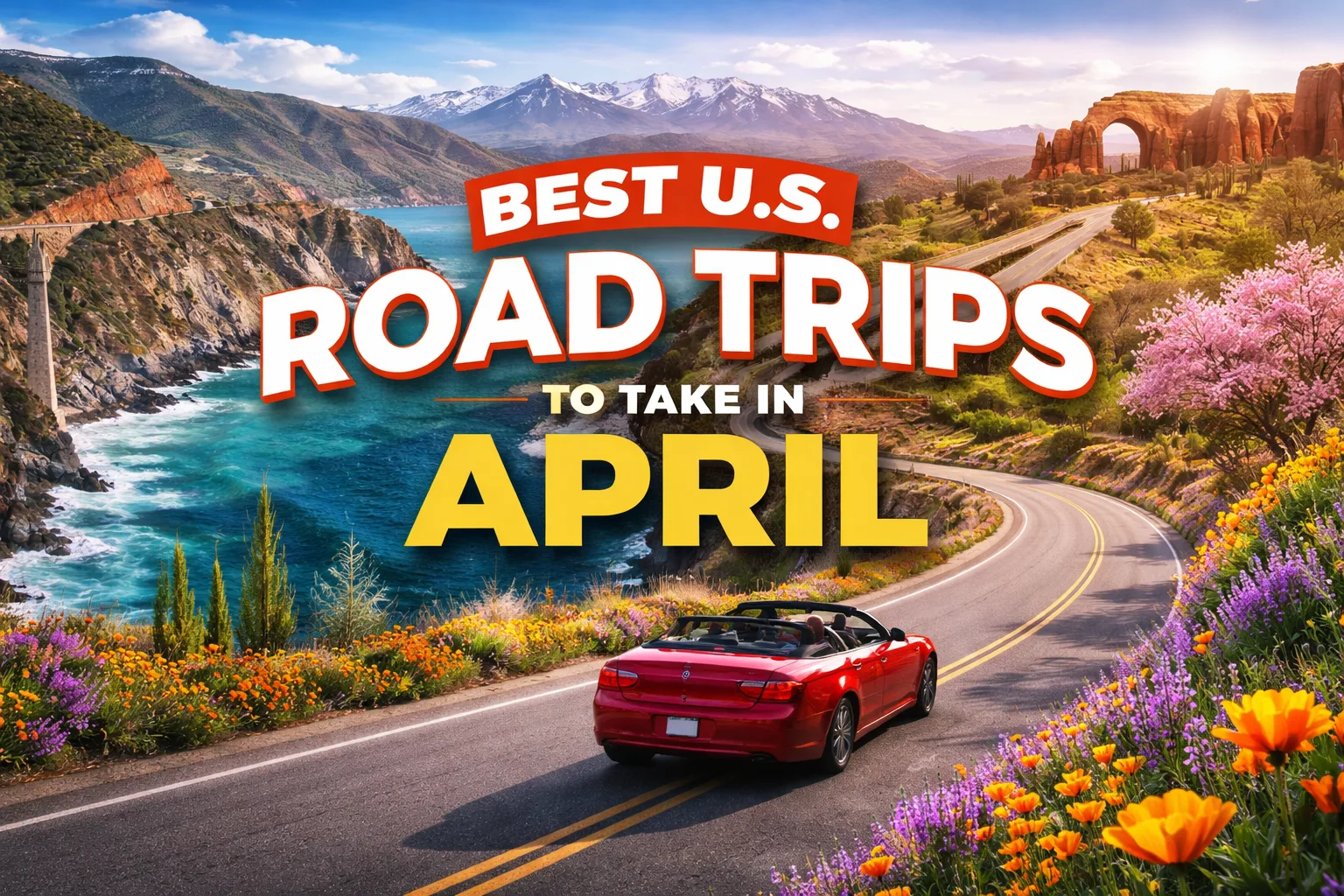 The Best Road Trips in the U.S. to Take in April