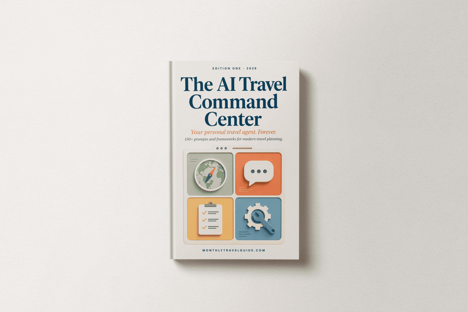 The Complete Travel System 29 The AI Travel Command Center book mockup