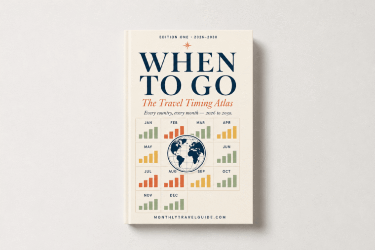 When To Go — The Travel Timing Atlas, 141 pages, 50 countries