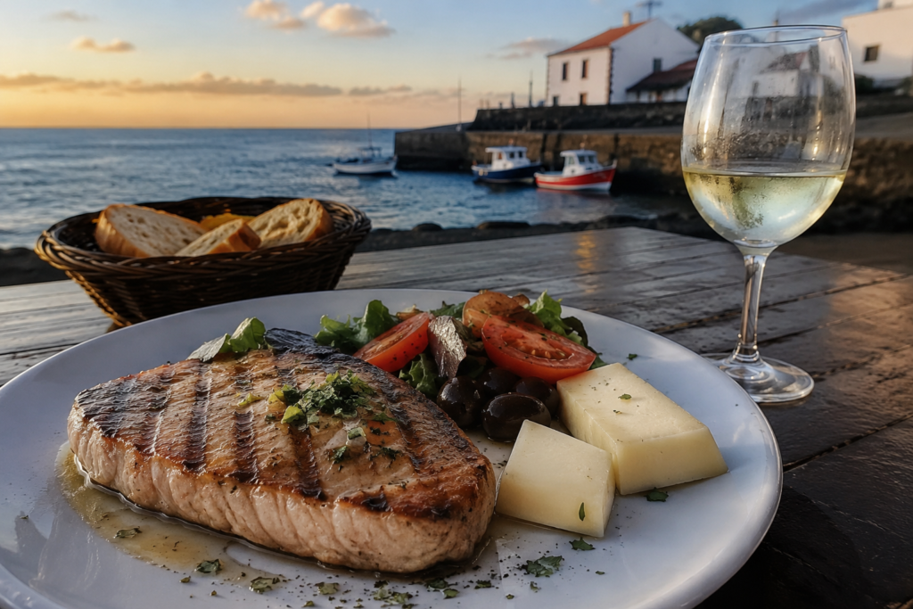 pico island seafood wine dinner